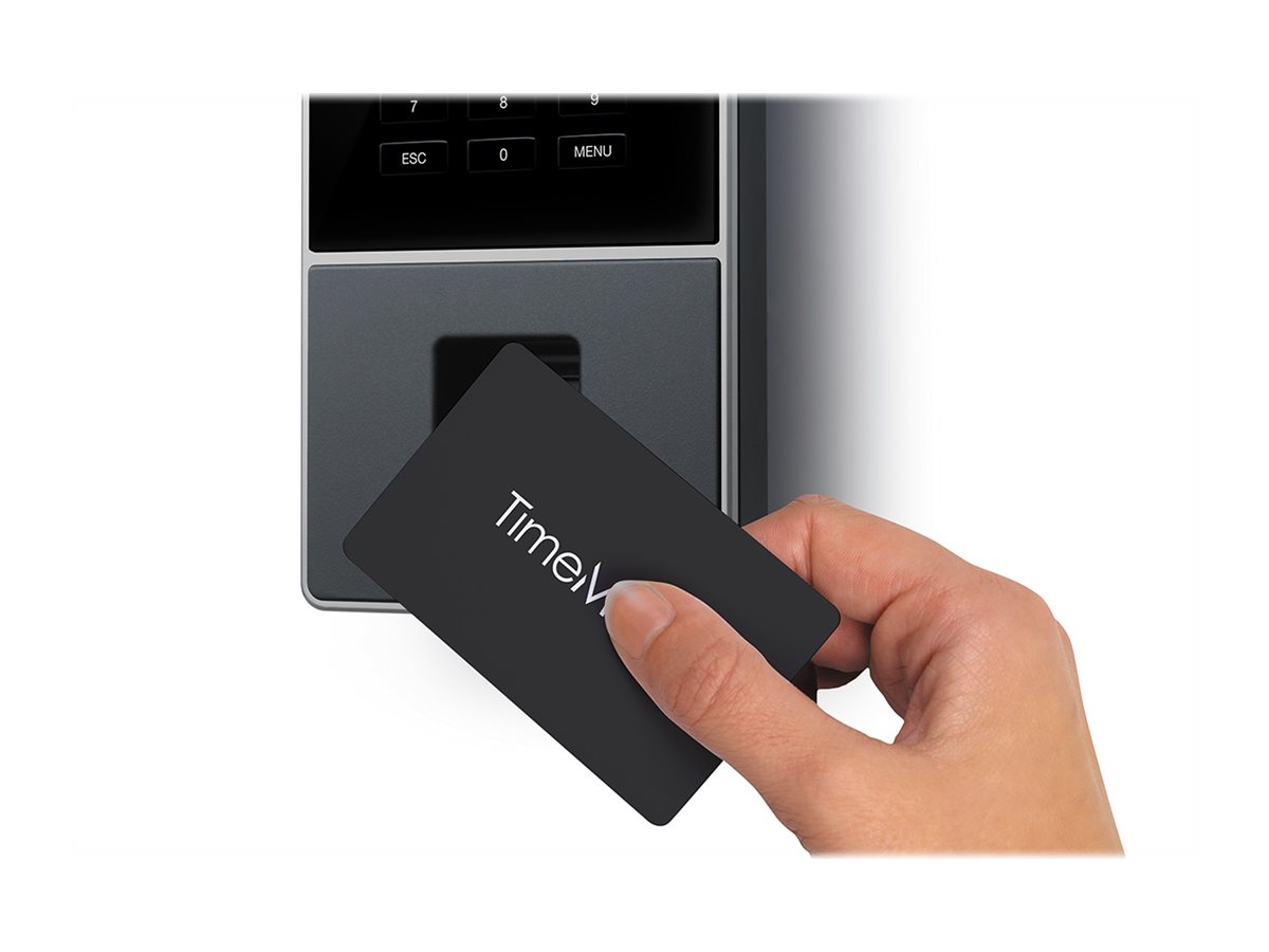 Safescan TimeMoto TM-626 Zeiterfassungssystem, RFID/Fingerabdruck, Ethernet/WLAN, 200 Mitarbeiter, Schwarz
