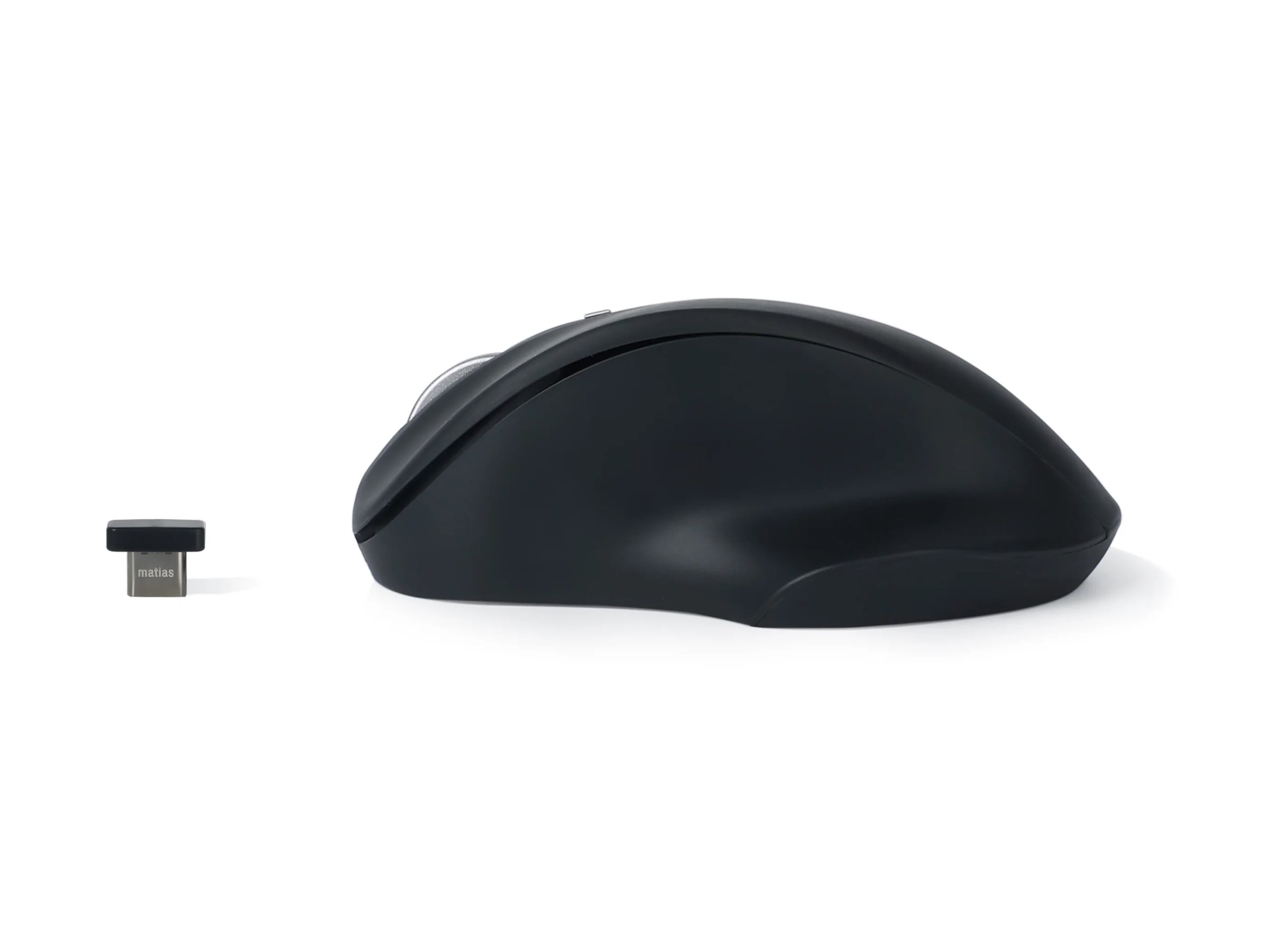 Matias PRO Ergonomische Maus Kabellos 2.4 GHz Schwarz