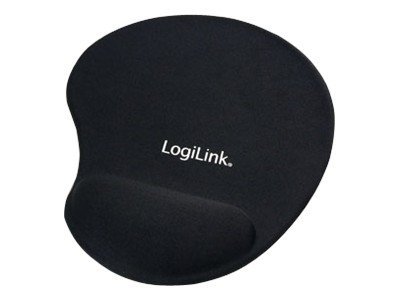 LogiLink ID0027 Mauspad mit Silikongel Handauflage Schwarz