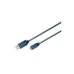 ClickTronic 1.8m USB 2.0 A-mini B m/m 1.8m USB A Mini-USB B Blau USB Kabel (70127)