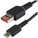 StarTech.com 3ft (1m) Secure Charging Cable, USB-A to USB-C Data Blocker Charge-Only Cable, No-Data Power-Only Charger Cable for Phone/Tablet, Data Blocking USB Protector Adapter Cable (USBSCHAC1M)