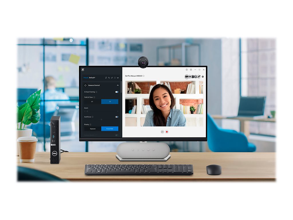 Dell Pro WB5023 Webcam 2560 x 1440 Pixel USB 2.0 Schwarz