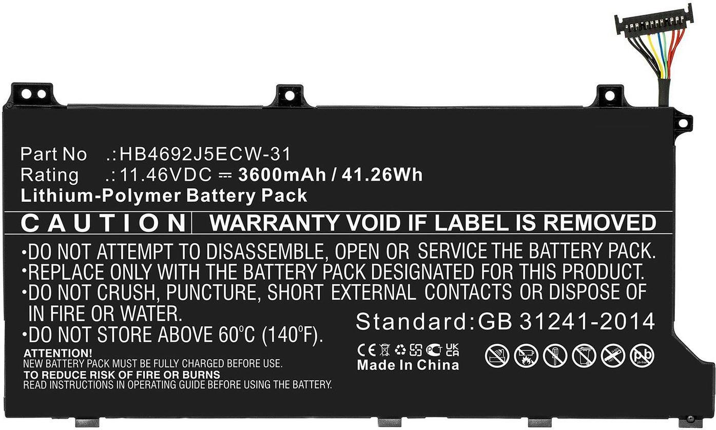 CoreParts Battery for Huawei Notebook (MBXLP-BA0015)
