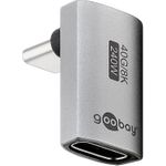 Goobay USB-C -Adapter vertikal 90° kurz USB4 - -Stecker> (74442)