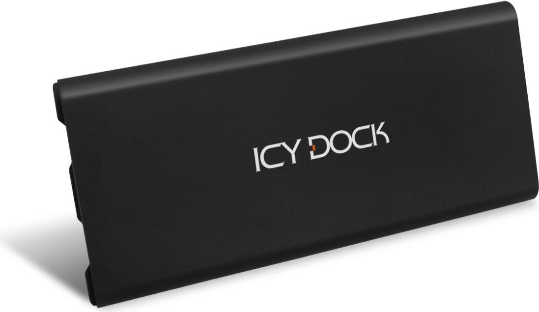 ICY Dock ICYNano MB861U31-1M2B M.2 NVMe SSD-Gehäuse USB 3.2 Gen 2 Schwarz