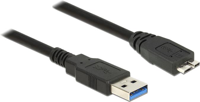 DELOCK Kabel USB 3.0 Typ-A Stecker > USB 3.0 Typ Micro-B Stecker 2,0 m schwarz