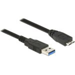 Delock Kabel USB 3.0 Typ-A Stecker > USB 3.0 Typ Micro-B Stecker 2,0 m schwarz (85074)