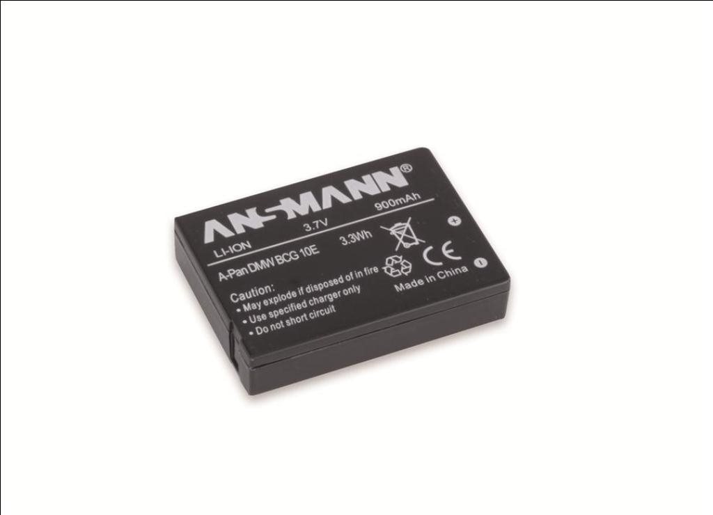 ANSMANN A-Pan DMW BCG 10 E - Kamera- / Camcorder-Batterie Li-Ion 900 mAh (5044593)