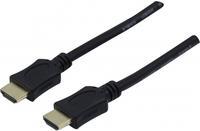 EXERTIS HDMI Kabel HDMI Stück A / HDMI Stück A, schwarz, 5,0 m (127777)