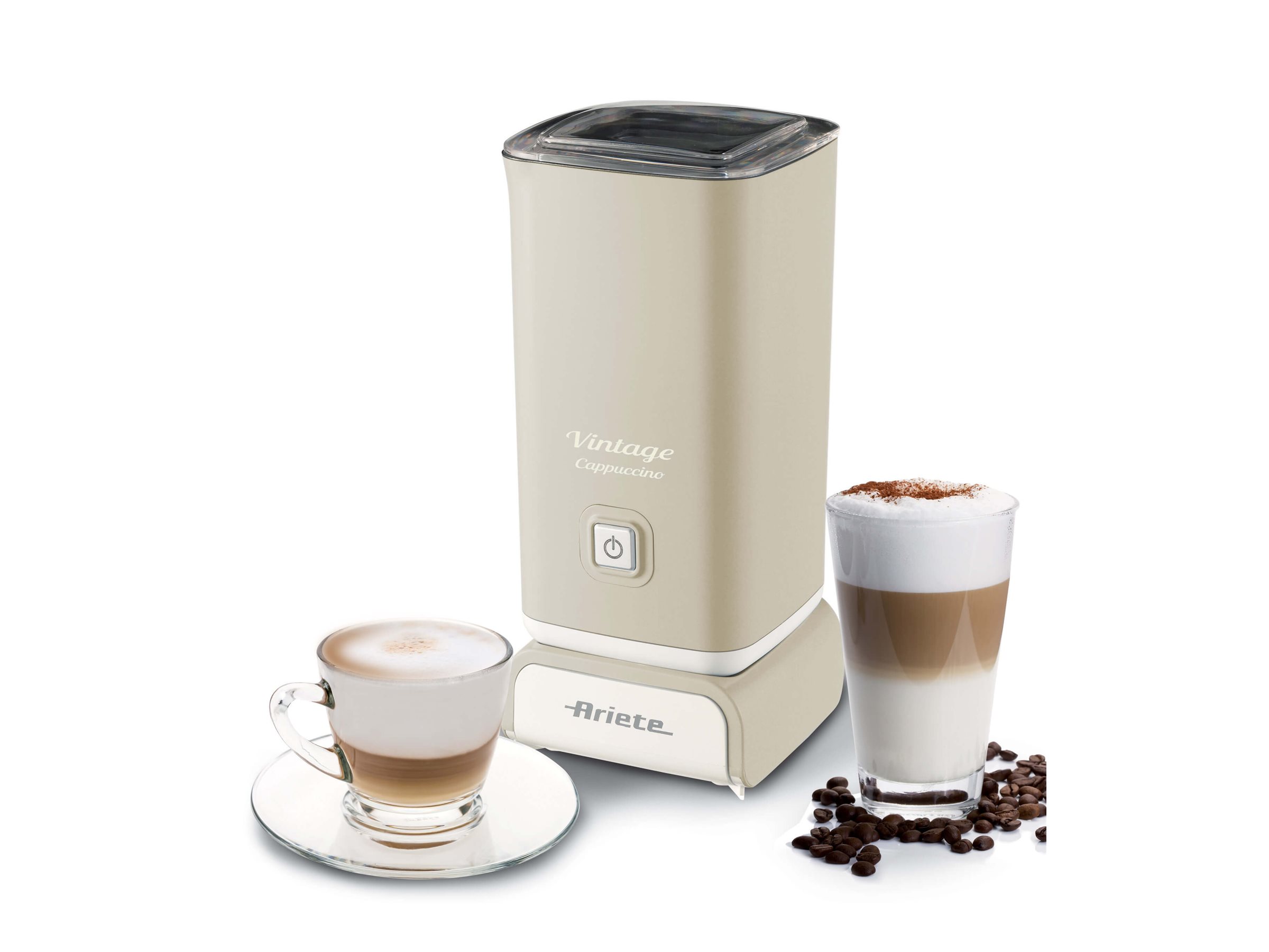 Ariete Cappuccino 2878 Vintage Milchaufschäumer Beige