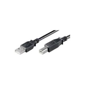 Wentronic Goobay USB 2.0 Hi-Speed Kabel, Schwarz, 3 m - geeignet für Geräte mit USB Anschluss (68901)