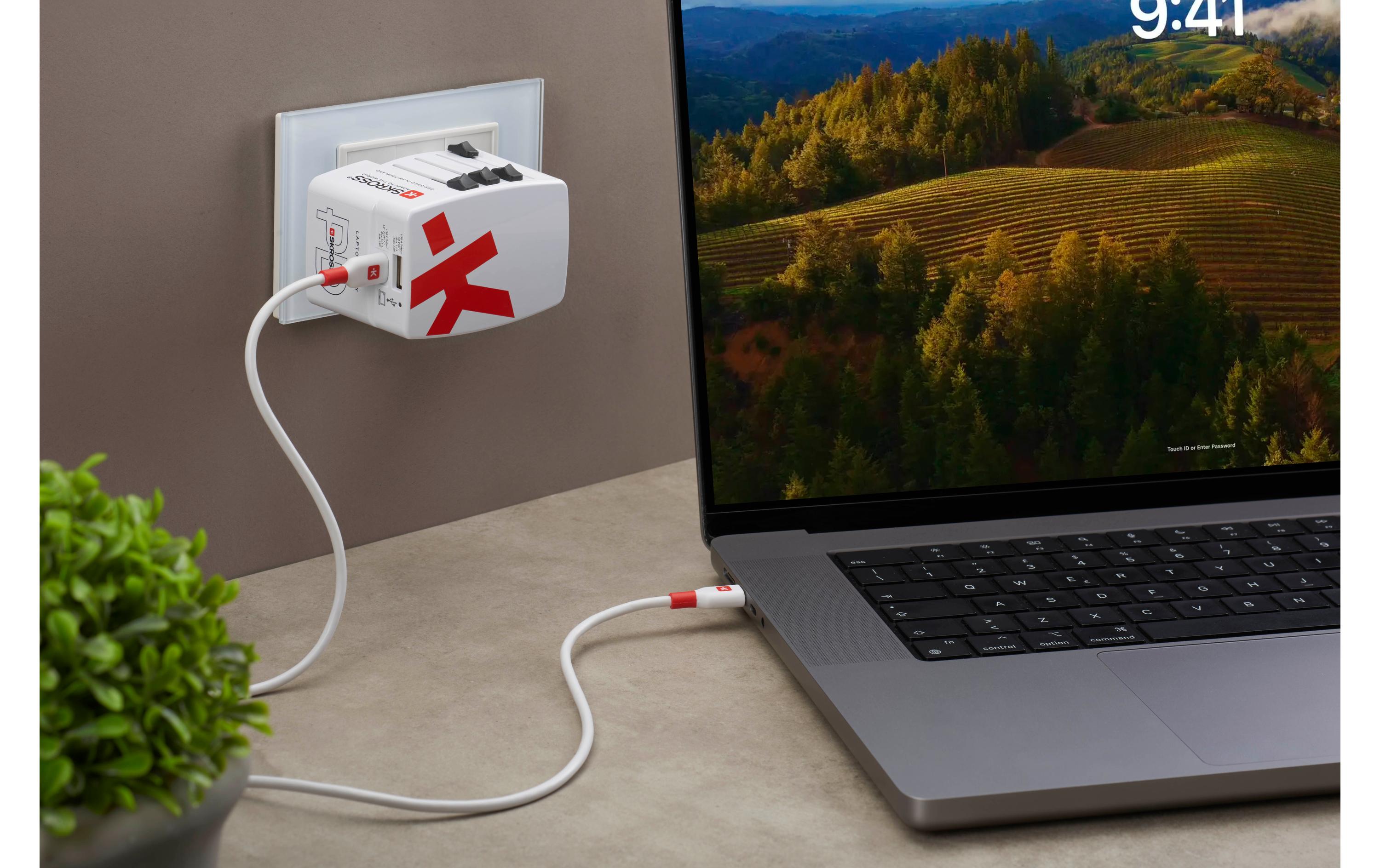 Skross World AC65PD Reiseladegerät 20 V Weiß
