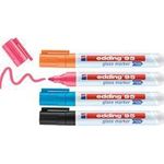 Glasboard-Marker 95 1.5-3mm sortiert 4er-Etui je 1x schwarz hellblau (4-95-4-999)