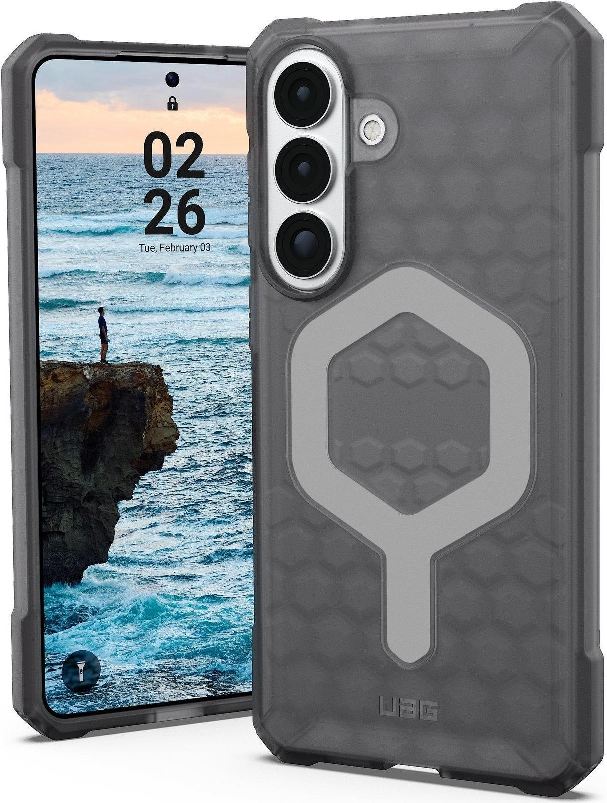 UAG Urban Armor Gear Essential Armor Case mit Magnet-Modul | Samsung Galaxy S26+ | ash (grau transparent) | 214533113131 (214533113131)