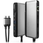 ALOGIC U2CSH-SGR Notebook-Dockingstation & Portreplikator Verkabelt USB 3.2 Gen 1 (3.1 Gen 1) Type-C Schwarz - Silber (U2CSH-SGR)