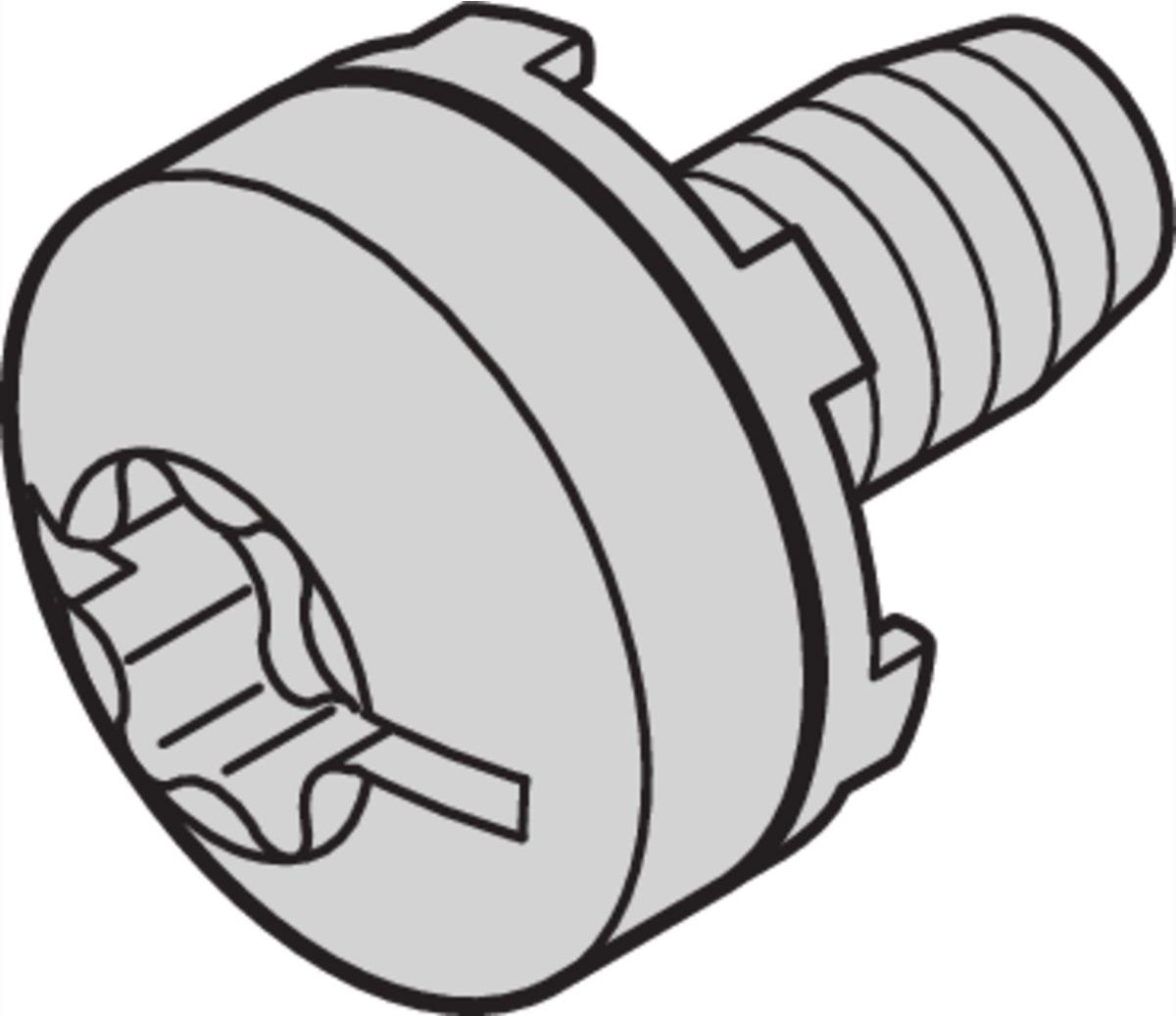 SCHROFF Schraube Taptite - NTS M6 TAPTITE SCHRAUBE 50ST (23130285)