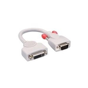 Lindy VGA-Adapter VGA Kabel an DVI Anschluss VGA Monitoradapter HD15 Stecker an DVI Kupplung (41223)