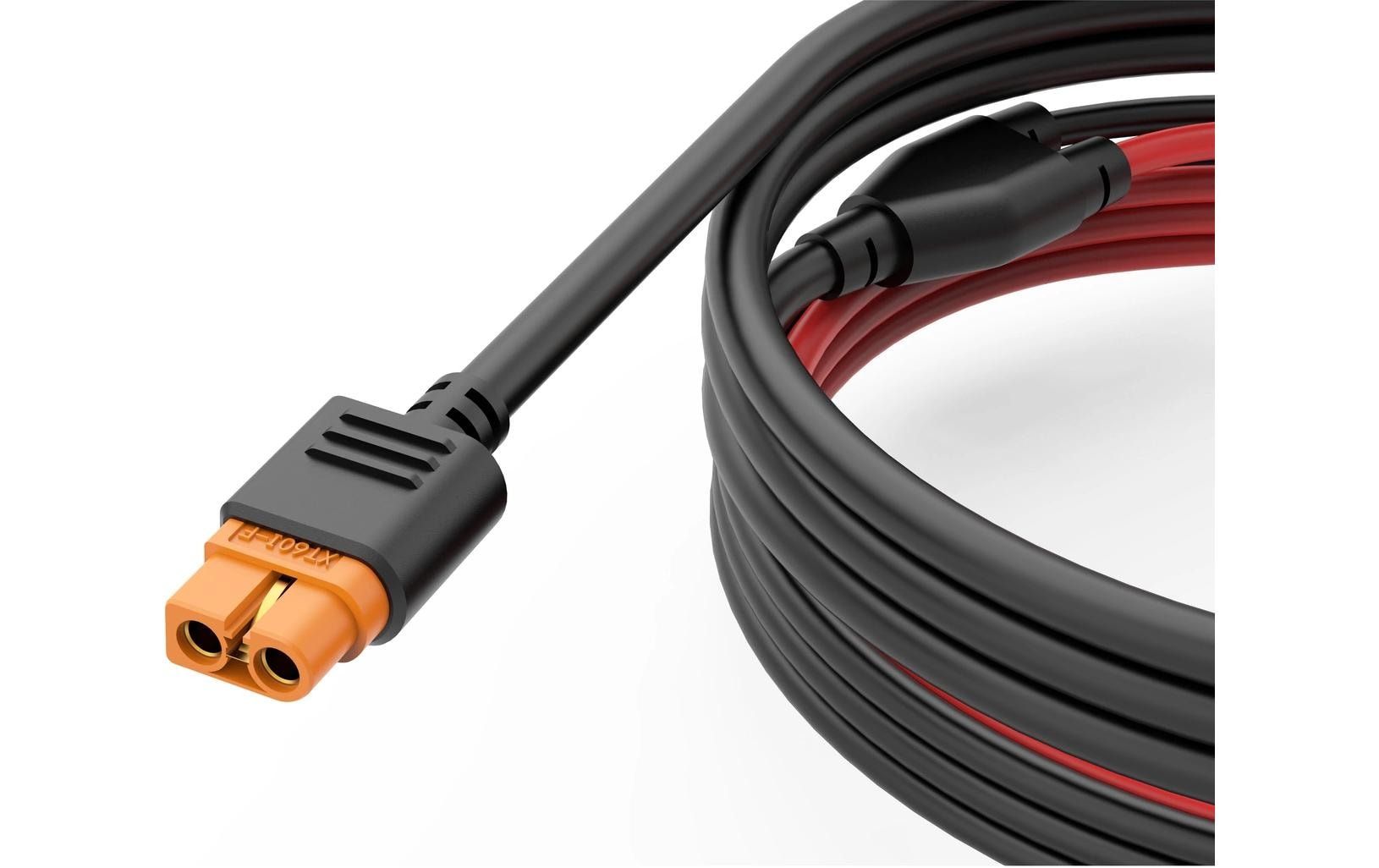 EcoFlow LMC4-XT60I-2.5M Solar-Verbindungskabel MC4 auf XT60i 2,5 m Schwarz, Rot