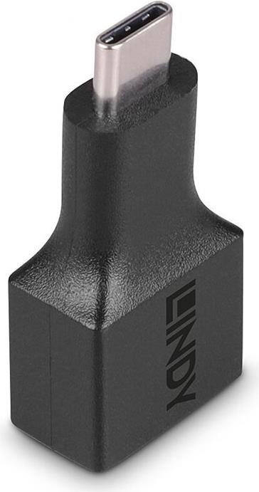 Lindy 41899 USB-Adapter USB Typ A zu USB Typ C Schwarz