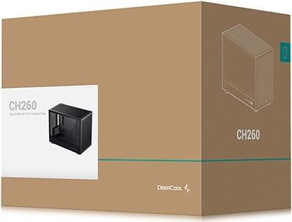 Deepcool CH260 schwarz Tempered Glass (R-CH260-BKNGM0-G-1)