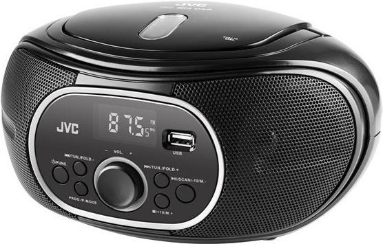 JVC Radio RD-E221B Boombox schwarz (RD-E221B)