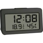 TFA 60.2045.10 Quarz Wecker Grau Alarmzeiten 1 (60.2045.10)