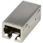 TP-TP Kupplung,CAT6A,Buchse,1:1 ,8-pol., RJ45, slim line, Zinkdruckguss, Synergy 21 (S215692)