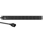 Lanview 19´´ 8-way c13 outlets with 2-meter 3G1.5mm2 cable (LVR-2MC14-SPD-C13X8)