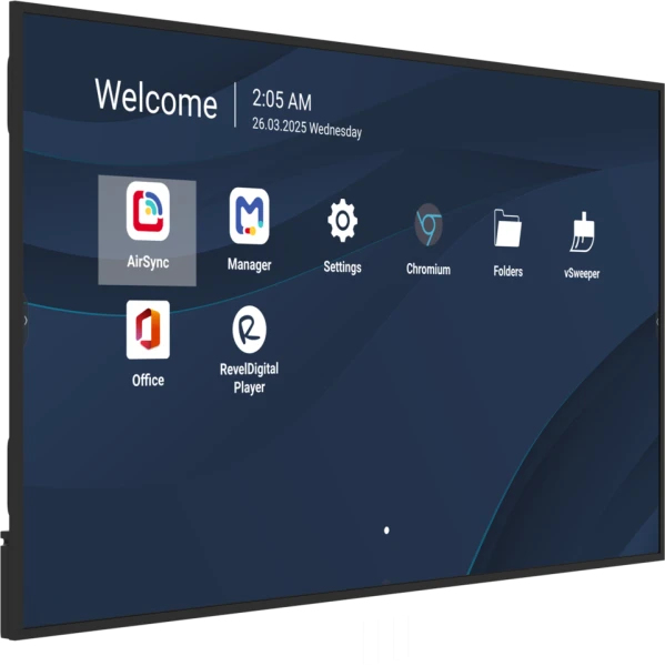 ViewSonic CDE7531-1C 75" 4K Digital Signage Display Schwarz