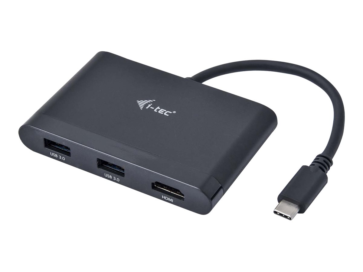 i-Tec USB-C HDMI Adapter mit Power Delivery 4K USB 3.0 Schwarz