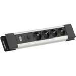 Bachmann CONNECTUS 3xCEE7/3 rot 10 A Strom 2.0m C14-Stecker Grau (BM005928)