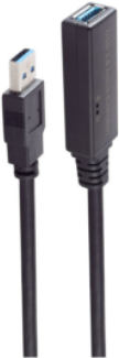 shiverpeaks BS13-39095 USB Kabel 20 m USB A Schwarz (BS13-39095)
