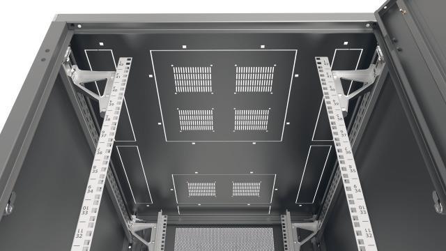 EFB-Elektronik 48,30cm (19") Serverschrank PRO 47HE, 800x1000 mm, F=1-tlg R=2-tlg, RAL9005 Hersteller: EFB Elektronik (PRO-4780TS.P1P2)