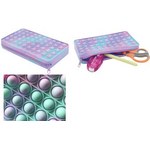 WEDO Schlamper-Etui mit Popit-Struktur, aus Silikon pastell-violett, Popit: der Trend mit den kleinen Druck - 1 Stück (242 32572)