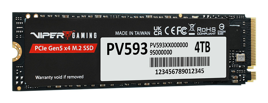 Patriot Viper Gaming PV593 4 TB SSD PCIe 5.0 x4 NVMe