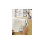 AVERY Intercalaires Readyindex, PP, 6 touches, A4 polypropylène transparent, touches couleur assorti, - 1 Stück (05258501)