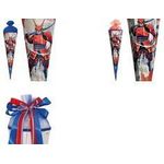 ROTH Schultüte "Tech Warrior", eckig, 850 mm Tüllverschluss, mit stabiler ROTH-Spitze - 1 Stück (678930)