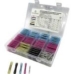 Quadrios 2011C397 Stoßverbinder mit Schrumpfschlauch 0.3 mm² 6 mm² Vollisoliert Weiß, Rot, Blau, Schwarz, Gelb 340 St. (2011C397)