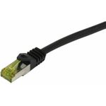 Synergy 21 Kabel Patch-RJ45 S-STP(S/FTP) TPE/LSZH 500Mhz 0.5m CAT6A*schwarz* PUR Indoor/Outdoor/Indu (UV/Water/oil/-resistant), AWG26, mit CAT7 Rohkabel, Sy (S217781)