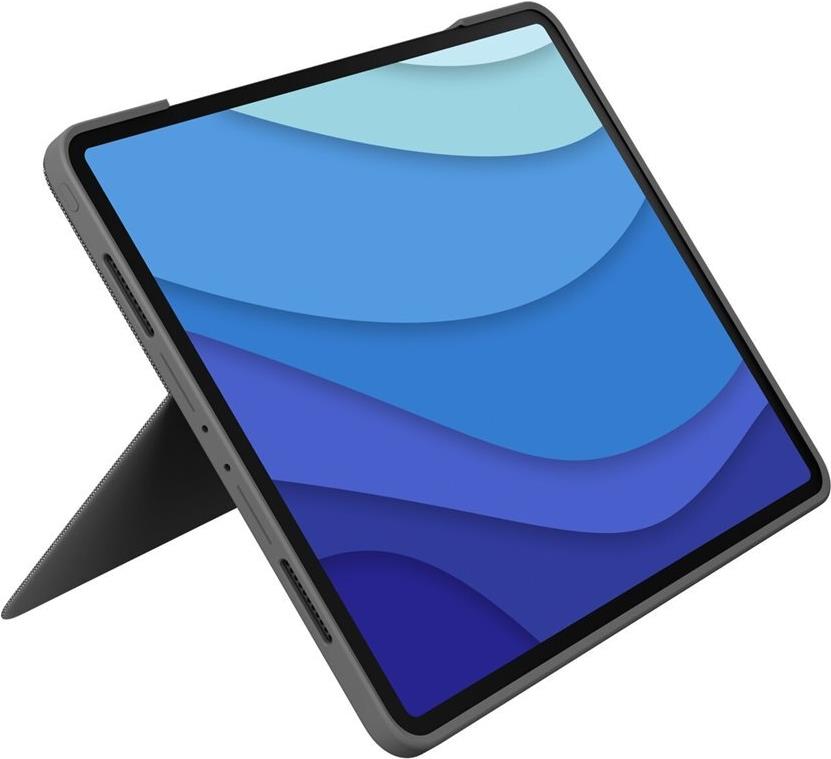 Logitech Combo Touch Tastatur-Case mit Trackpad für Apple 11" iPad Pro (M4) QWERTZ Schweiz Graphite