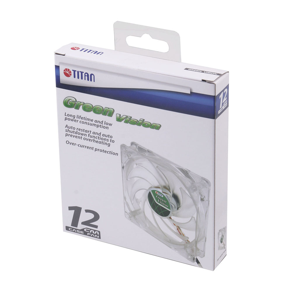 Titan Green Vision TFD-12025GT12Z/V2(RB) Gehäuselüfter 120 × 120 × 25 mm