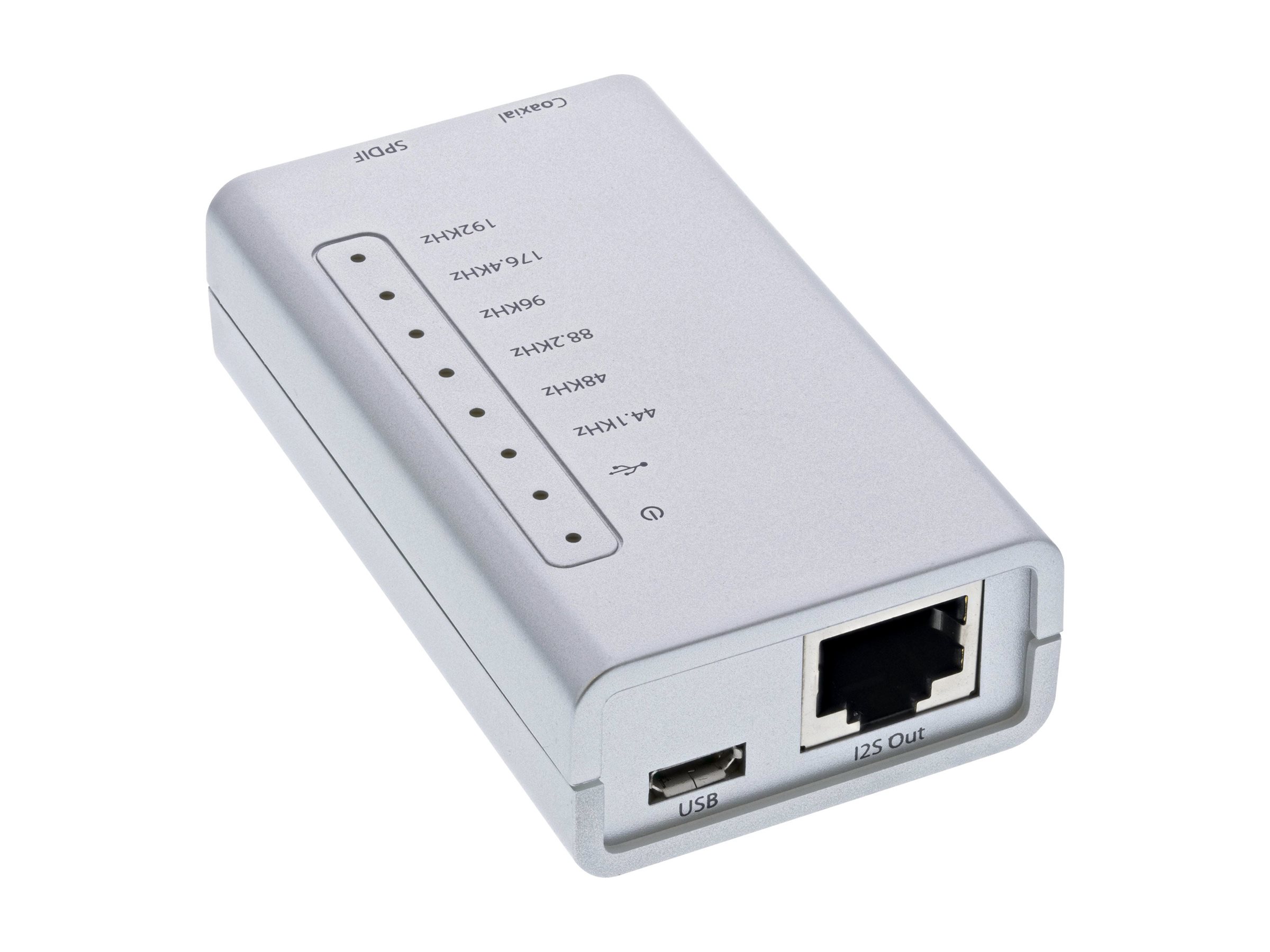 InLine USB HD Audio Adapter - Externe Soundkarte 24-Bit 192 kHz Stereo USB 2.0 CM6631A Weiß