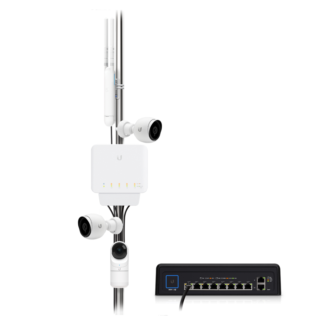 Ubiquiti UniFi Switch USW-FLEX 5-Port Managed Gigabit PoE Switch Weiß