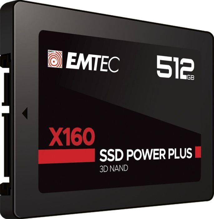 Emtec X160 2.5" 512 GB Serial ATA III QLC 3D NAND (ECSSD512GNX160)