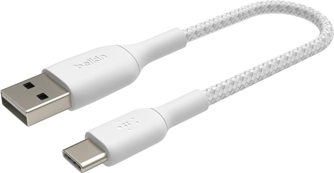 Belkin BoostCharge CAB002BT0MWH USB-Kabel 0,15 m USB-C zu USB-A Weiß