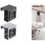 metaltex Handtuchhalter, zum Einhaken, eckig, schwarz/grau Material: TPR / Edelstahl, zum Einhängen an der Schranktür, - 1 Stück (297151000)