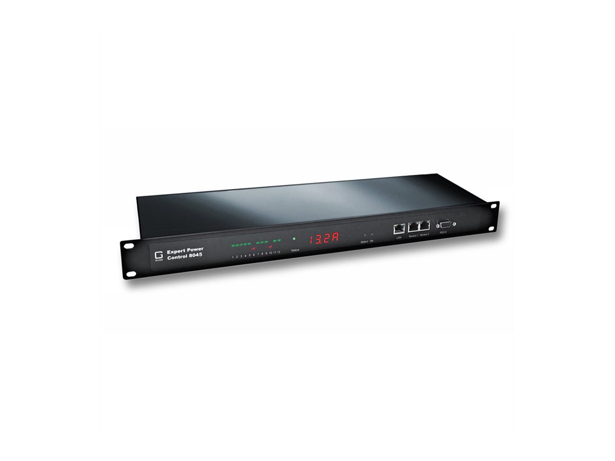 Gude Expert Power Control 8045-2 PDU 12x C13 1U 3600 W Schwarz