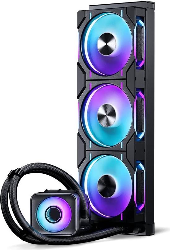 Phanteks Glacier One 360D30 X2 DRGB AiO Wasserkühlung - 360mm schwarz (PH-GO360D30_DBK02)