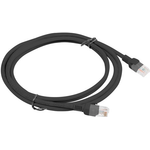 Lanberg PCU5-10CC-0200-BK Netzwerkkabel 2 m Cat5e U/UTP (UTP) Schwarz (PCU5-10CC-0200-BK)