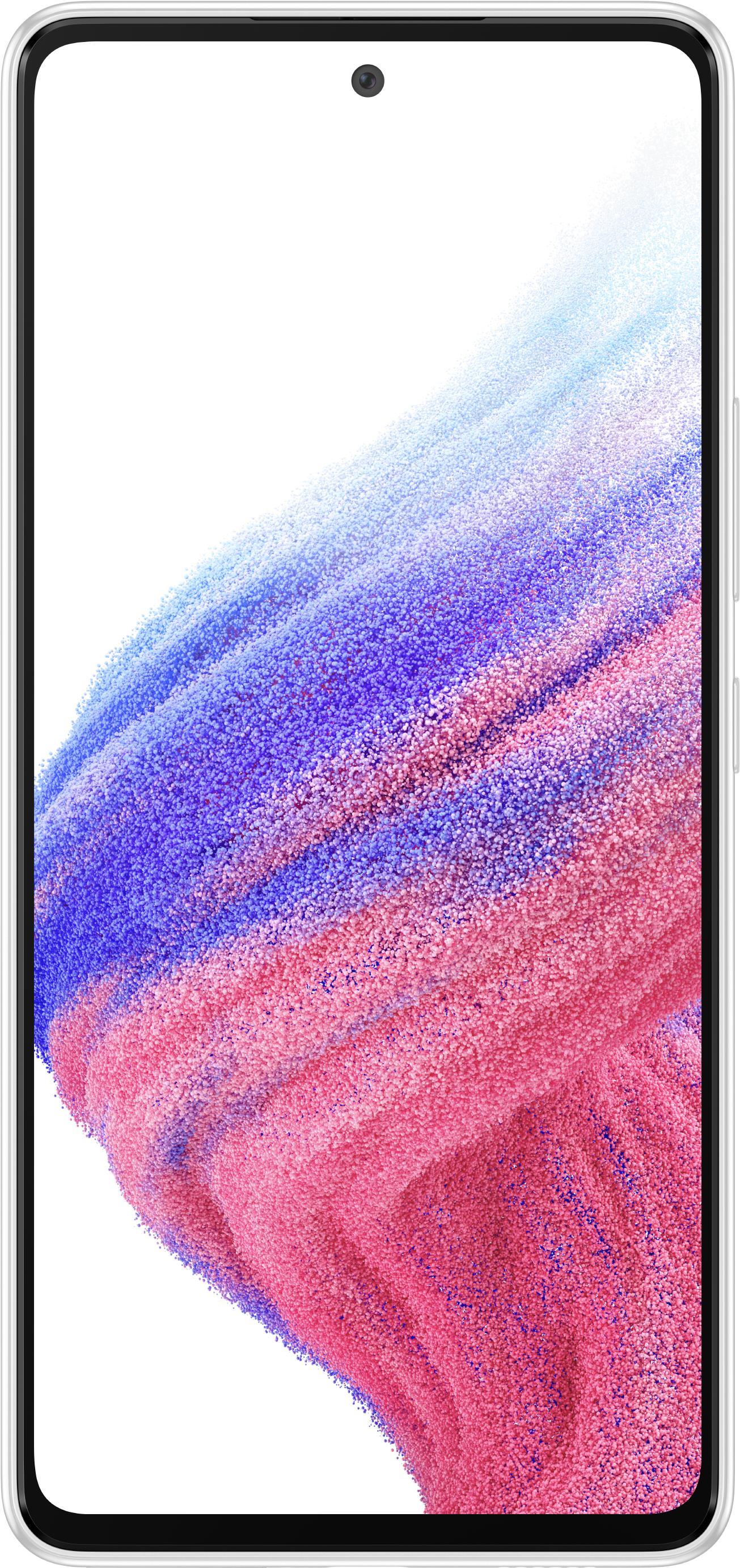Samsung Galaxy A53 5G SM-A536B 16,5 cm (6.5 ) Hybride Dual-SIM Android 12 USB Typ-C 6 GB 128 GB 5000 mAh Weiß (SM-A536BZWNEUB)